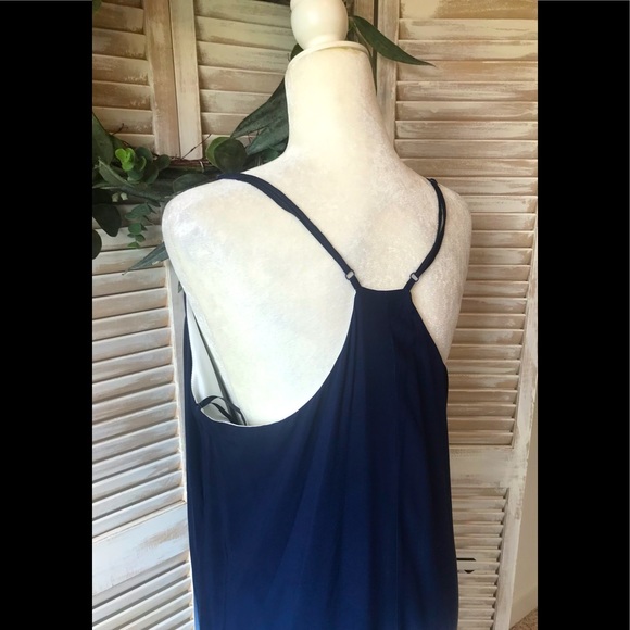 ✴️LAST ONE✴️ MEDIUM -BLUE & WHITE OMBRÉ DIP MAXI DRESS - Picture 4 of 8